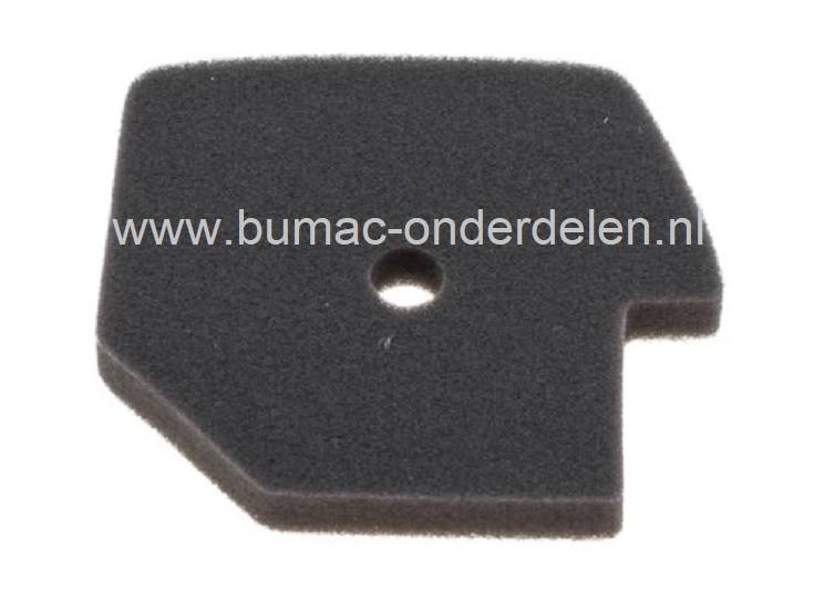 Luchtfilter voor Kawasaki TJ45E Bosmaaier, Trimmer, Bermmaaier, KAWASAKI Luchtfilter van Schuim, Schuimfilters, Luchtfilters Kawasaki TJ 45 E Bosmaaiers, Bermmaaiers, Strimmers, Luchtfilter Spons, Sponsfilter