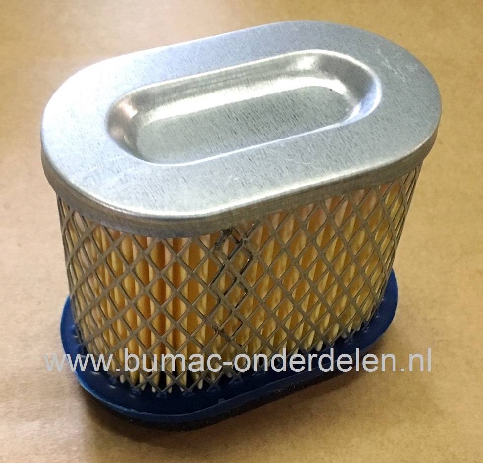 Briggs and Stratton Luchtfilter voor Kopklep motoren van 6 en 6.5 Pk op Grasmaaiers, Benzinemaaiers, Loopmaaiers, Cirkelmaaiers, B&S Luchtfilters, Lucht Filters B en S