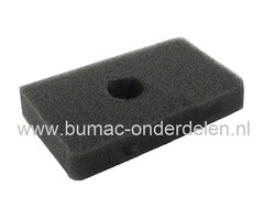 Luchtfilter voor Husqvarna 142R, 142RB, 142RJ, 143R, 152RB, 152RJ, 153R, Jonsered BP2052, GC2042, GC2052 Bosmaaiers, Trimmers Motorzeisen, Schuimfilters, Luchtfilters Spons, Husqvarna, Jonsered, Partner, McCulloch