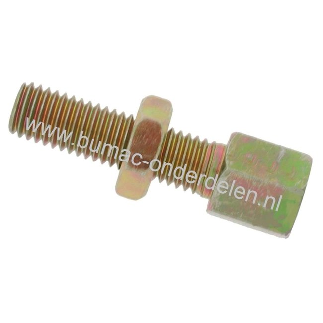 Stelschroef M5 x 0,8 Spanbout, Regelschroef, Stelschroeven draad M5 x 0,8 mm voor Kabel t/m Ø 2,5 mm