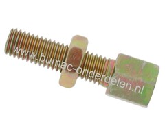 Stelschroef M6 x 1,00 Spanbout, Regelschroef, draad M6 x 1,00 mm voor Kabel t/m Ø 3 mm
