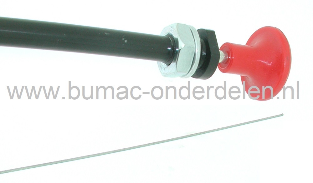 Motorstopkabel Universeel voor Tuintrekkers, Trilplaat, Minikraan, Zitmaaier, Kabel Motorstop, Universele Stopkabel, Bedieningskabel Universeel