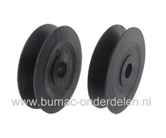 Poelie voor Aandrijfbak van Castelgarden, Stiga Grasmaaiers, Multiclip 46S, Multiclip 51S, Turbo 43, Turbo 48, Turbo 55, Tornado, Poelie voor Aandrijfbak van Castelgarden, Stiga, Alpina, Mountfield Grasmaaiers, Multiclip 46S, 51S, Turbo 43, Tornado