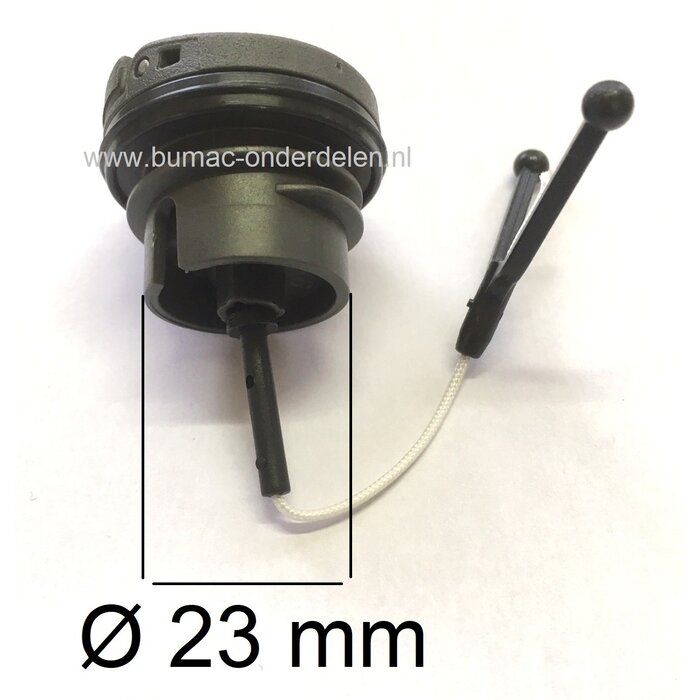 Benzinedop - Oliedop voor Husqvarna - Jonsered, Zenoah Kettingzaag, Motorzaag, Stokzaag, Boomzaag 545, 550, 550XP, 550XPG, T435, T525, T540XP, GZ360, 327PT5S, 525PT5S, 536LiP4, 536LiPT5, 536LiPX