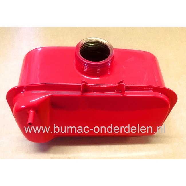 Tank voor Yanmar L40 en L48 Motor, Brandtoftank, Dieseltank, Reservoir, voor Yan Mar Motoren op Trilplaat, Aggregaat, Minikraan, Trilplaat, Tuinfrees, Waterpomp, Generator, Houtversnipperaar, Veegmachine, Compressor, Triller, Veger