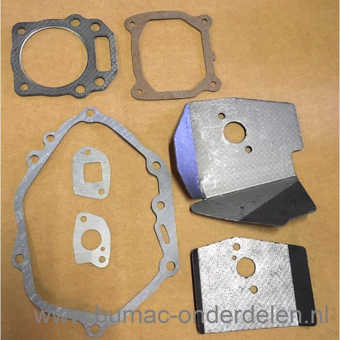 Honda Pakkingset voor GXV160 Motoren op Grasmaaiers - Benzinemaaiers - Cirkelmaaiers - Loopmaaiers - Veegmachines, Pakkingen Set, Dichtingsset Honda GXV 160, Dichtingen, onderdelen