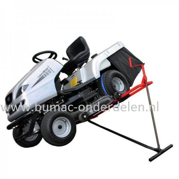 Zitmaaier - Quad - ATV Heftoestel voor het Makkelijker Schoonmaken van het Maaidek en Onderhoud Werkzaamheden