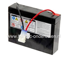 Accu voor Husqvarna, McCulloch, Jonsered, Weedeater Zitmaaier, Tuintractor, Skelter Batterij 12V - 2,8 Ah voor onder andere Mc Culloch Mowcart, M9566X, M95-66X, W261 Batterij Droog Geladen, Onderhouds Vrij voor Maaiers