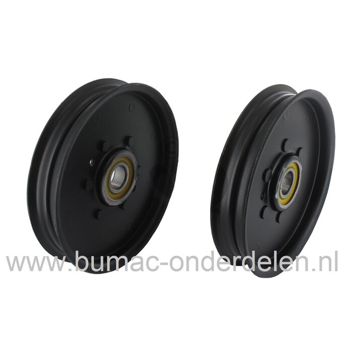 Poelie voor John Deere en Sabre Zitmaaiers, V snaar poelie JOHN DEERE, Vlakke gelagerde Riemschijf, Spanpouly, Aandrijfschijf