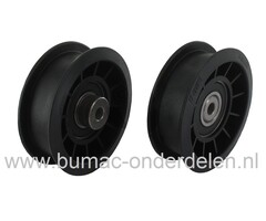 Poelie Ø 81 mm voor John Deere LT133, LT150, LT155, LT160, LT170, LT180, LT190, STX38, STX46, SX85, 97-14HS, 107-17HS, 435, 456, 466, 535, 556, 566, G100, G110, LA150, LA175, LTR155, LTR166, LTR180, SST15, Sabre Riders Serie GX, Zitmaaiers, Frontmaaiers,