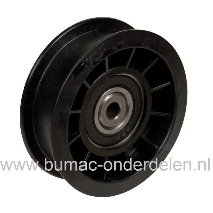 Poelie Ø 81 mm voor John Deere LT133, LT150, LT155, LT160, LT170, LT180, LT190, STX38, STX46, SX85, 97-14HS, 107-17HS, 435, 456, 466, 535, 556, 566, G100, G110, LA150, LA175, LTR155, LTR166, LTR180, SST15, Sabre Riders Serie GX, Zitmaaiers, Frontmaaiers,