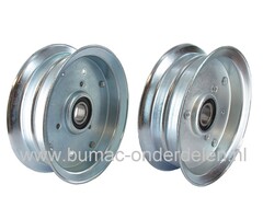 Poelie voor Maaidek van MTD, Bolens, Cub Cadet, Yardman, Wolf, White, Etesia Zitmaaiers, Tuintrekkers, Zero Turnmaaiers, V snaar Poelie, Riemschijf voor Aandrijving van het Maaidek, de Maaimessen bij Mtd Zitmaaiers, Zero Turn Maaiers, Pouly, Riemschijf