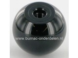 Knop Ø 30 mm, draad M8 voor diverse hendels van Grasmaaiers, Zitmaaiers, Frontmaaiers, Tuinfrees, Trilplaat, Tuintrekkers, Loopmaaiers, Cirkelmaaiers, Kogelknop voor Hendel, Knoppen voor Benzinemaaiers, Gazonmaaiers, Grasmachines