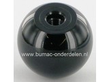 Knop Ø 35 mm, draad M10 voor diverse hendels van Grasmaaiers, Zitmaaiers, Frontmaaiers, Tuinfrees, Trilplaat, Tuintrekkers, Loopmaaiers, Cirkelmaaiers, Kogelknop voor Hendel, Knoppen voor Benzinemaaiers, Gazonmaaiers, Grasmachines