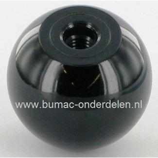 Knop Ø 40 mm, draad M12 voor diverse hendels van Grasmaaiers, Zitmaaiers, Frontmaaiers, Tuinfrees, Trilplaat, Tuintrekkers, Loopmaaiers, Cirkelmaaiers, Kogelknop voor Hendel, Knoppen voor Benzinemaaiers, Gazonmaaiers, Grasmachines