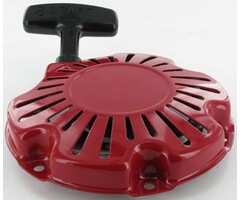 Starter Honda GX100 Motor op Trilplaat - Aggregaat - Generator - Tuinfrees - Houtversnipperaar - Waterpomp, Handstarter Compleet voor Motoren met een Horizontale Krukas