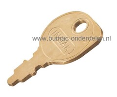 Contactsleutel voor Zitmaaier - Frontmaaier.