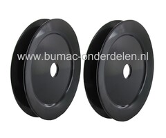 Poelie voor Maaidek van MTD, Cub Cadet, Bolens, Yardman, Etesia, Wolf, White Zero Turnmaaiers, Mini Tractor, Zitmaaiers, Tuintrekkers, Mtd Maaidekpoelie, Pouly, Riemschijf voor Lagerhuis MTD Maaiers met 48 Inch / 122 Cm, 50 Inch / 127 Cm, 54 Inch / 137 Cm