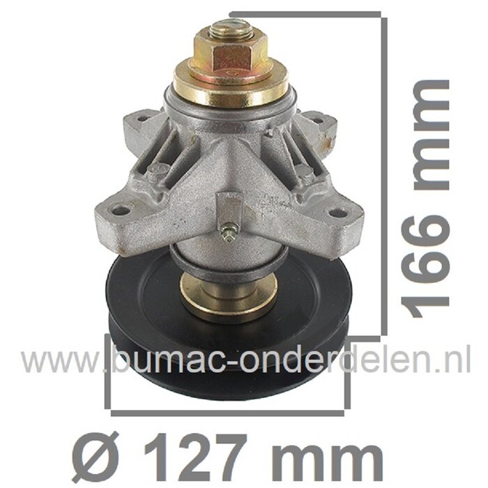 Lagerhuis Compleet voor MTD, Cub Cadet, Bolens, Wolf, Etesia, Yardman Zitmaaiers, Frontmaaiers, Tuintrekkers, Mesas met Huis en Lagers voor Mtd 50 Inch, 127 Cm Tuintrekkers, Frontmaaiers