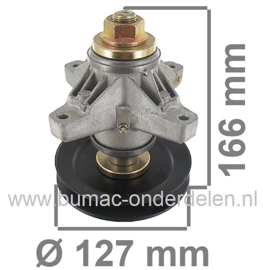 Lagerhuis Compleet voor MTD, Cub Cadet, Bolens, Wolf, Etesia, Yardman Zitmaaiers, Frontmaaiers, Tuintrekkers, Mesas met Huis en Lagers voor Mtd 50 Inch, 127 Cm Tuintrekkers, Frontmaaiers