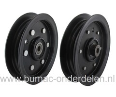 Riemschijf voor MTD en Snapper 42 Inch - 107 Cm Zitmaaiers, Zero Turn Maaiers, V snaar Poelie GLX107SA/SAL/SALK/SHL, SLX107SH, MF42-22SD, SG155A, SG175H, AG5135, AG5150/K, AG5165, AG5170, HG5175, HG5180, RZT17, EP155/107, Formula 107H, Polo 107H, 807, 808
