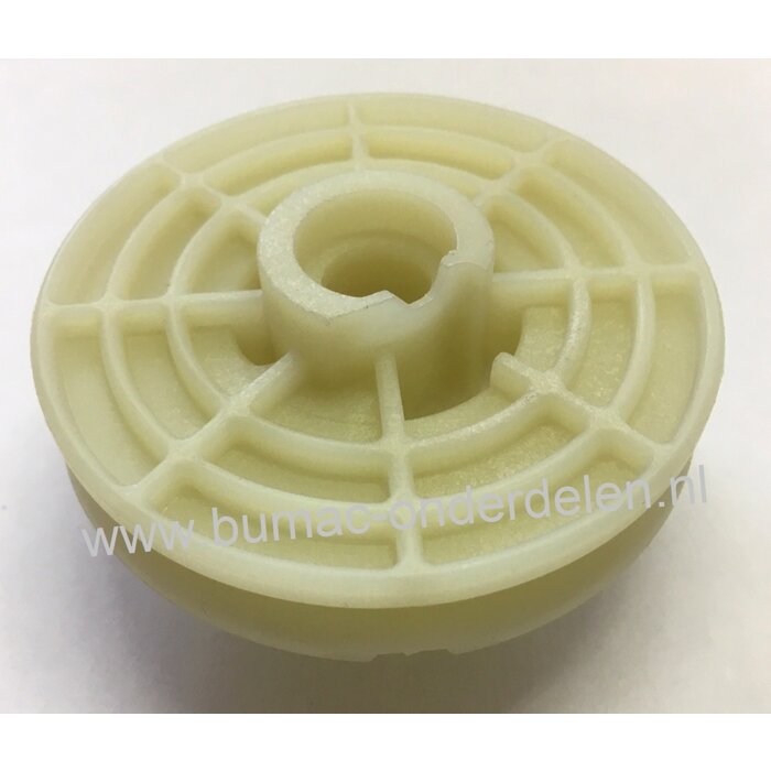 Starterpoelie voor Stiga Bosmaaier SB28 - SB30 - SB39 - SB40 - XB31 - XB36 - XB41 - Star 31 - Star 36 - Star 41, Startpoelie voor Bosmaaier van Stiga - Alpina - Mountfield - Castelgarden, Trimmer, Strimmer, Koordpoelie, Startpouly Castel Garden onderdeel