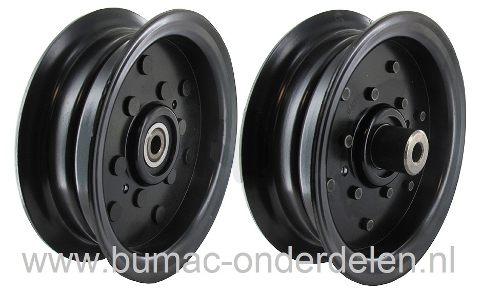 Poelie voor Husqvarna, AYP, Partner, Jonsered, Lazer, McCulloch, Poulan, Craftsman, Yardpro Zitmaaiers, Electrolux Riemschijf, Spanpouly, V snaar Pouly voor Frontmaaiers, Tuintrekkers, Minitractor