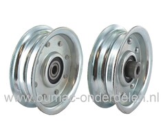 Riemschijf voor MTD, Bolens, Cub Cadet, Etesia, White, Wolf, Yardman Zitmaaiers, Frontmaaiers, Tuintrekkers, V-snaar Poelie voor Mtd Super 18HN, Super 18-177N, U845H, Z-Force, Pouly, Aandrijfschijf