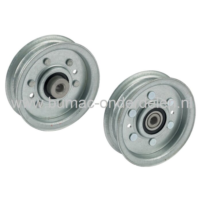Riemschijf voor MTD, Bolens, Cub Cadet, Etesia, White, Wolf, Yardman Zitmaaiers, Frontmaaiers, Tuintrekkers, V-snaar Poelie voor Mtd Super 18HN, Super 18-177N, U845H, Z-Force, Pouly, Aandrijfschijf