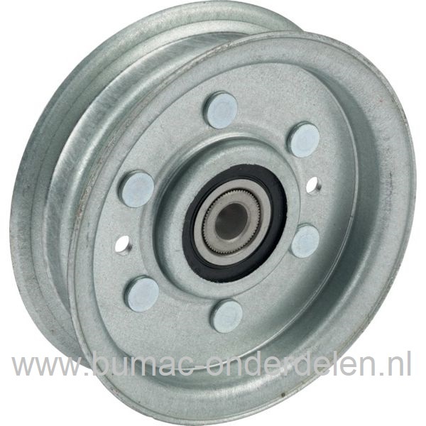 Riemschijf voor MTD, Bolens, Cub Cadet, Etesia, White, Wolf, Yardman Zitmaaiers, Frontmaaiers, Tuintrekkers, V-snaar Poelie voor Mtd Super 18HN, Super 18-177N, U845H, Z-Force, Pouly, Aandrijfschijf