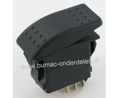Schakelaar Mes Inschakeling bij Alko, Solo, Bril, HVC Zitmaaiers Schakelaar voor T13-102HD, T14-102HDE Edition, T15-92HD, T15-92HDE, T15-102HD, T15-102HDE, T15-102HDS, T16-102HDE-H, T18-102HD, T18-102HDE, T20-102HD, T20-102HDE Aan / Uit Schakelaar Maaimes