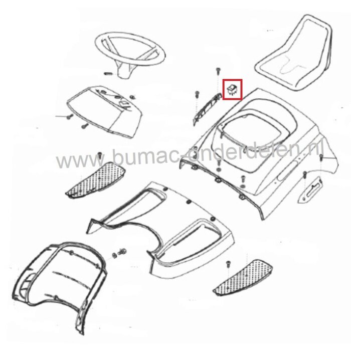 Schakelaar Mes Inschakeling bij Alko, Solo, Brill, HVC Zitmaaiers Schakelaar voor T13-102HD, T14-102HDE Edition, T15-92HD, T15-92HDE, T15-102HD, T15-102HDE, T15-102HDS, T16-102HDE-H, T18-102HD, T18-102HDE, T20-102HD, T20-102HDE Aan / Uit Schakelaar Maaime