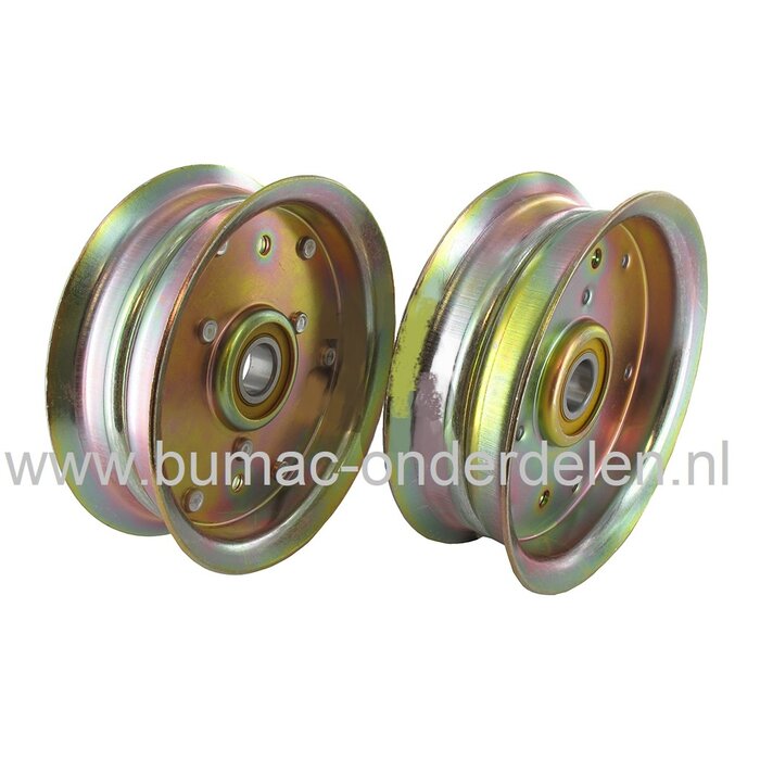 Riemschijf voor John Deere, Sabre Zitmaaiers, V-snaar Poelie JOHNDEERE 100 series, SABRE 14542GS, 1642HS, 1742HS, 17542HS, Pouly Johndeere, Sabre, Sabo Zitmaaiers, Frontmaaiers, Tuintrekkers, Aandrijfschijf, onderdeel