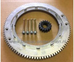 Starterkrans Aluminium voor Briggs and Stratton Motor op Zitmaaier Frontmaaier Trekker