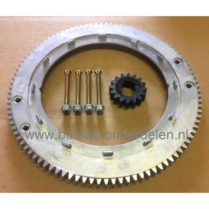 Starterkrans Aluminium voor Briggs and Stratton Motor op Zitmaaier Frontmaaier Trekker