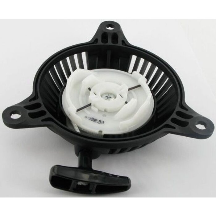 Starter voor Honda GXH50 en GXV50 Motor met een Horizontale of Verticale Krukas op Grasmaaier - Grondboor - Tuinfrees - Aggregaat - Generator - Houtversnipperaar - Trilplaat - Waterpomp, Handstarter Compleet