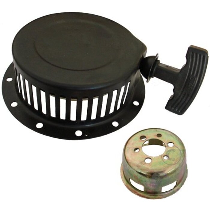 Handstarter Yanmar L40 - L48 - LA48 - 170F Motor met een Horizontale Krukas op Generator - Aggregaat - Trilplaat - Waterpomp - Tuinfrees - Houtversnipperaar, Starter Compleet