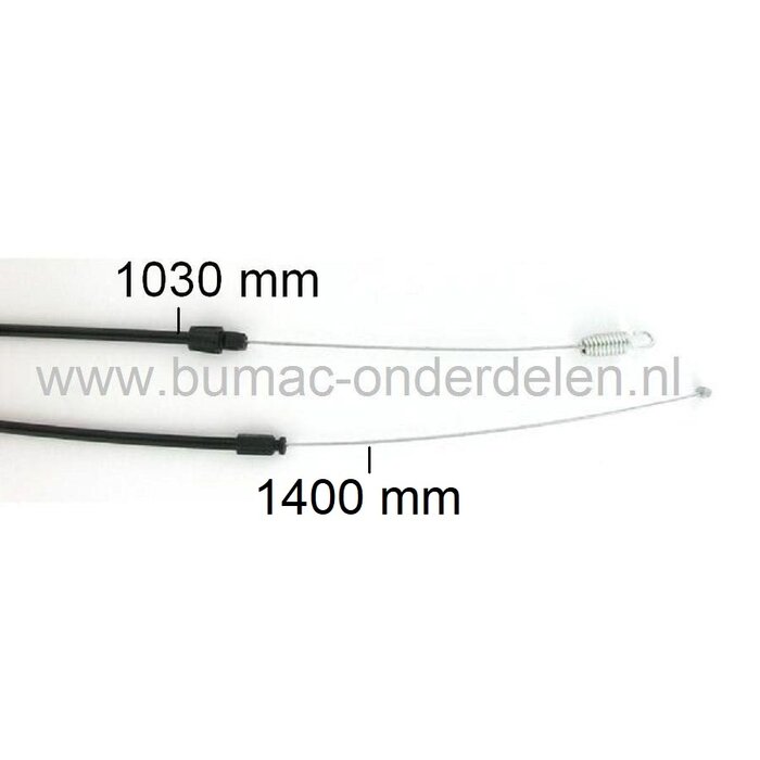 Koppelingskabel voor Grasmaaiers STIGA - CASTELGARDEN - ALPINA - MOUNTFIELD, Kabel voor Aandrijving van de Wielen bij Grasmaaier - Benzinemaaier - Loopmaaier STIGA Turbo 53-4S, Mountfield 421PD - 422PD - 460PD - 460PD-ES - 462PD - 464PD - 464PD-ES - 4810