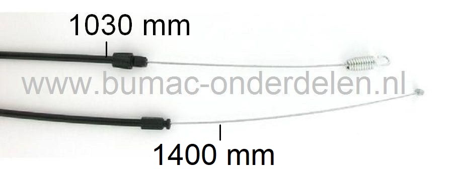 Koppelingskabel voor Grasmaaiers STIGA - CASTELGARDEN - ALPINA - MOUNTFIELD, Kabel voor Aandrijving van de Wielen bij Grasmaaier - Benzinemaaier - Loopmaaier STIGA Turbo 53-4S, Mountfield 421PD - 422PD - 460PD - 460PD-ES - 462PD - 464PD - 464PD-ES - 4810
