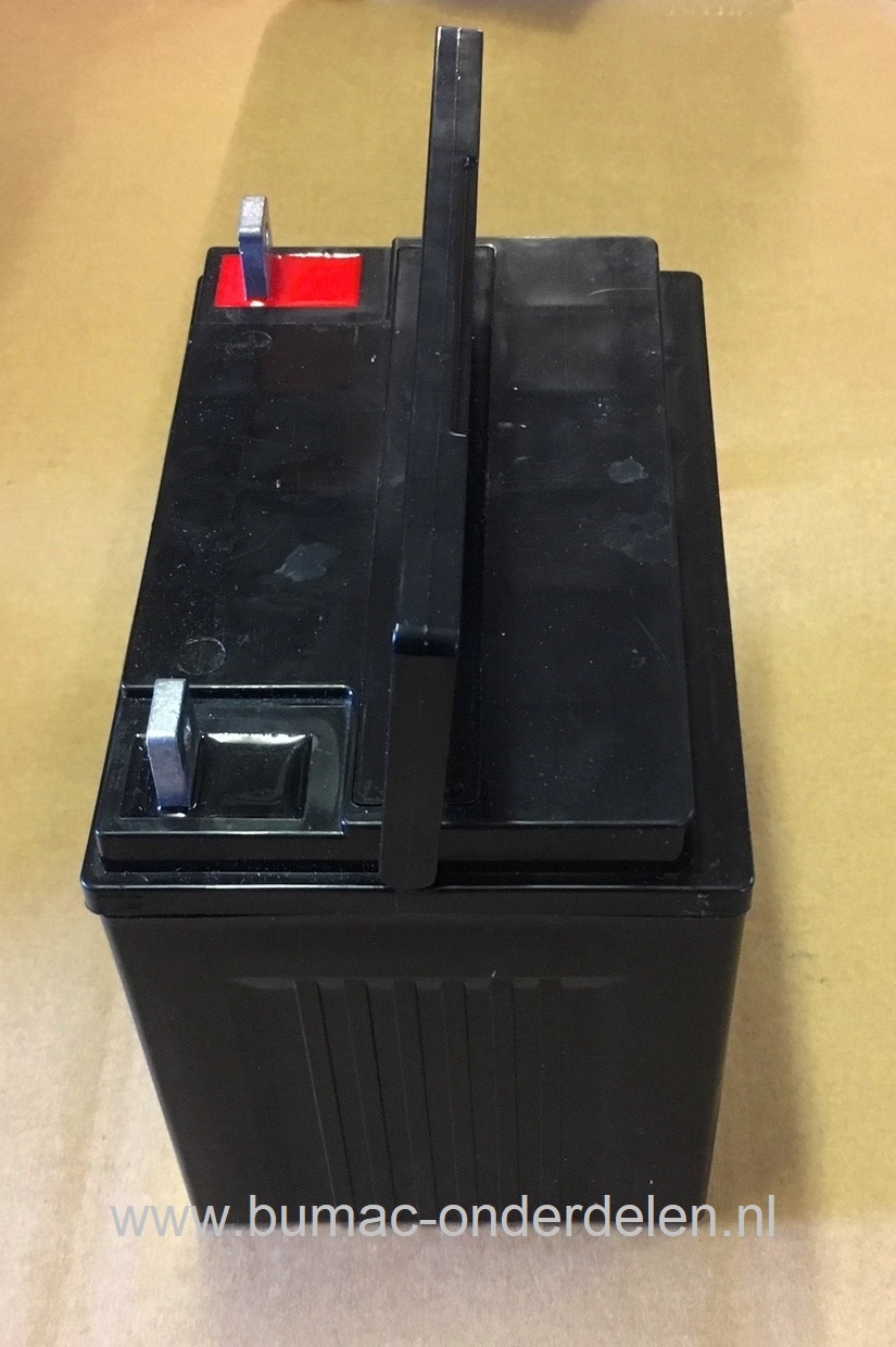 Degelijke Accu 12 V 24 Ampere Onderhoudsvrij voor het starten van Zitmaaiers, Frontmaaiers, Trilplaten, Frontmaaiers, Quad, Trekkers Batterij Stiga, MTD, CastelGarden, Viking, Husqvarna, Alko, Jonsered, Wizard, Wolf, Honda, Murray, Kubota, JohnDeere, Isek
