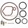 Carburateur Reparatieset voor Briggs and Stratton Spirit Motoren op Grasmaaiers, Benzinemaaiers, Loopmaaiers, B&S Carburator Pakkingset, Briggs & Stratton Vergasser Reparatiekit, Pakkingen, Dichtingen Carburateur Reparatie