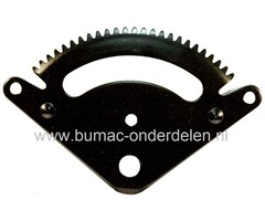 Tandheugel voor John Deere L100, L105, L107, L108, L110, L111, L118, L120, L130 Zitmaaiers, Tuintrekkers, Minitractoren, JOHNDEERE Stuursegment, Stuurinrichting Johndeere, Sabo, Sabre, onderdeel
