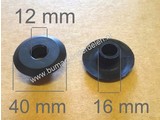 Motorrubber - Trillingdemper voor Stiga - Castelgarden - Mountfield - Alpina Grasmaaiers, Rubber tussen Motor en Maaidek van Mulcher, Multiclip Grasmaaier, Frontmaaier Motor ophangrubber, 531PD, 532PD, Exel 50, 55, M60PD, M63PD, MC534TR, Multiclip 50, 53,
