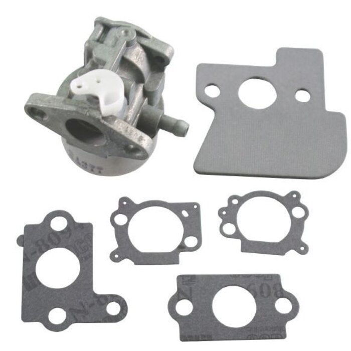 B&S Carburateur met Pakkingen voor 6 PK Intek OHV Motor, Briggs and Stratton Carburateur voor Grasmaaier - Benzinemaaier - Cirkelmaaier - Gazonmaaier - Loopmaaier, ondrdeel