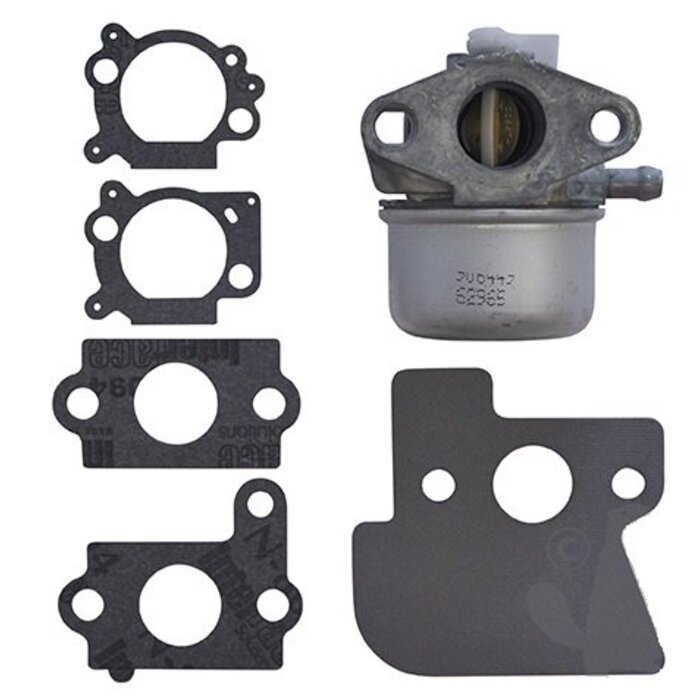 B&S Carburateur met Pakkingen voor 6 PK Intek OHV Motor, Briggs and Stratton Carburateur voor Grasmaaier - Benzinemaaier - Cirkelmaaier - Gazonmaaier - Loopmaaier, ondrdeel