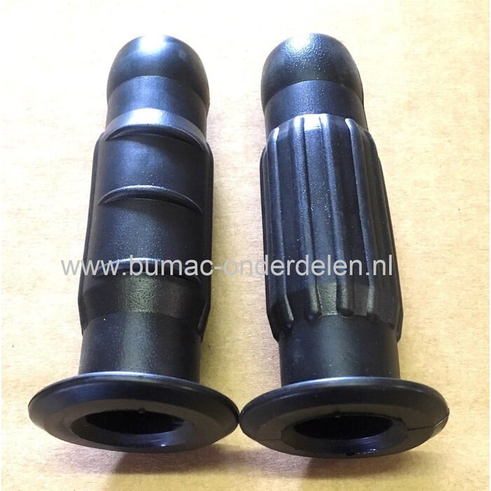 Handvat set van 2 voor Kruiwagen, Tuinfrees, Generator, Steekwagen, Bolderkar, Aggregaat, Grasmaaier, Kooimaaier, Brommer, Ruwterreinmaaier, Veegmachine, Strooier, Bosmaaier, Heggenschaar, Tuinwals, Grasrol, Grondboor, Handgreep, Handvatten, Handgrepen