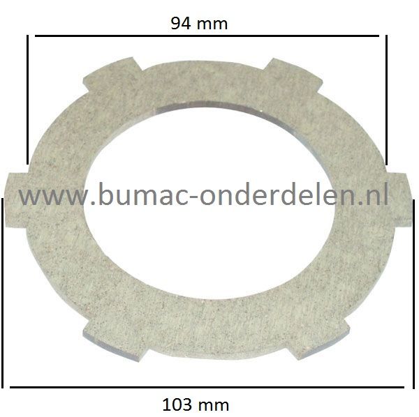 Koppelingsplaat voor Atco en Allett Kensington Kooimaaier Atco Royale B20, B24 en B30, Allett Kensington K20, K24 en K30