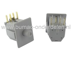 Veiligheidsschakelaar voor John Deere, MTD, Sabo, Cub Cadet, Bolens, Etesia, White, Yardman, Wolf Zitmaaiers, Frontmaaiers, Tuintrekkers, 102, 105, 108, 115, 125, 135, 14.542GS, 145, 155C, 1642HS, 17.542HS, 1742HS, 190C, G100, G110, L100, L105, L107, L108