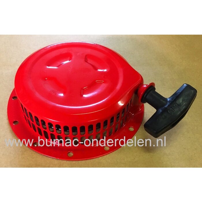 Handstarter Honda G150 - G200 - GX120 - GX140 - GX160, Starter Compleet met 1 Startpal voor Kantensnijders - Kooimaaiers - Aggregaten - Verticuteermachines - Trilplaten - Karts