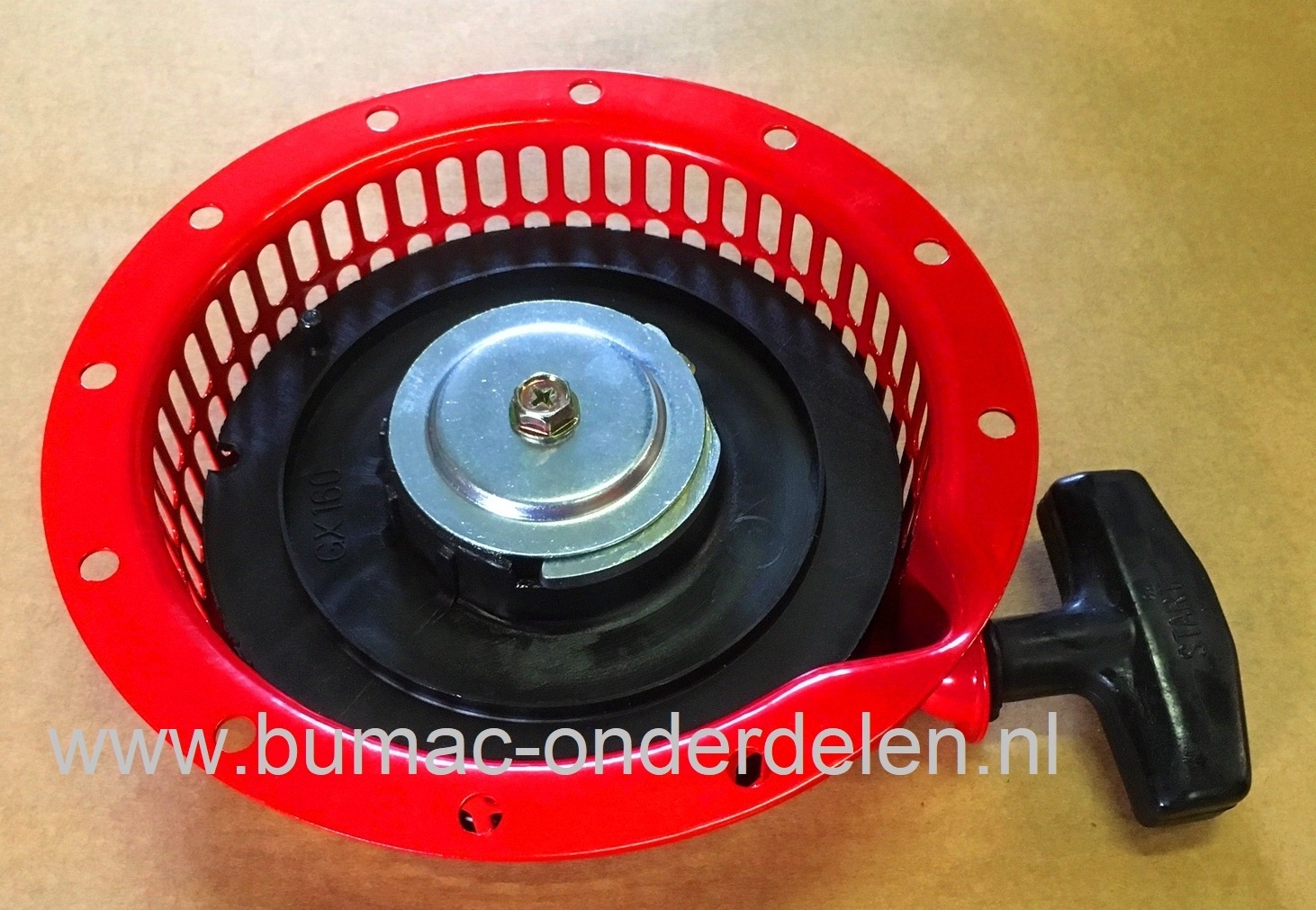 Handstarter Honda G150 - G200 - GX120 - GX140 - GX160, Starter Compleet met 1 Startpal voor Kantensnijders - Kooimaaiers - Aggregaten - Verticuteermachines - Trilplaten - Karts